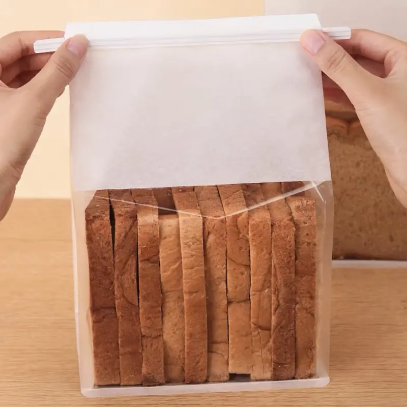 [10 PCS] Kemasan Roti Tawar Clip Toast Bag Plastik Kantong Roti Tawar Cookies Donat Croissant Klip 1
