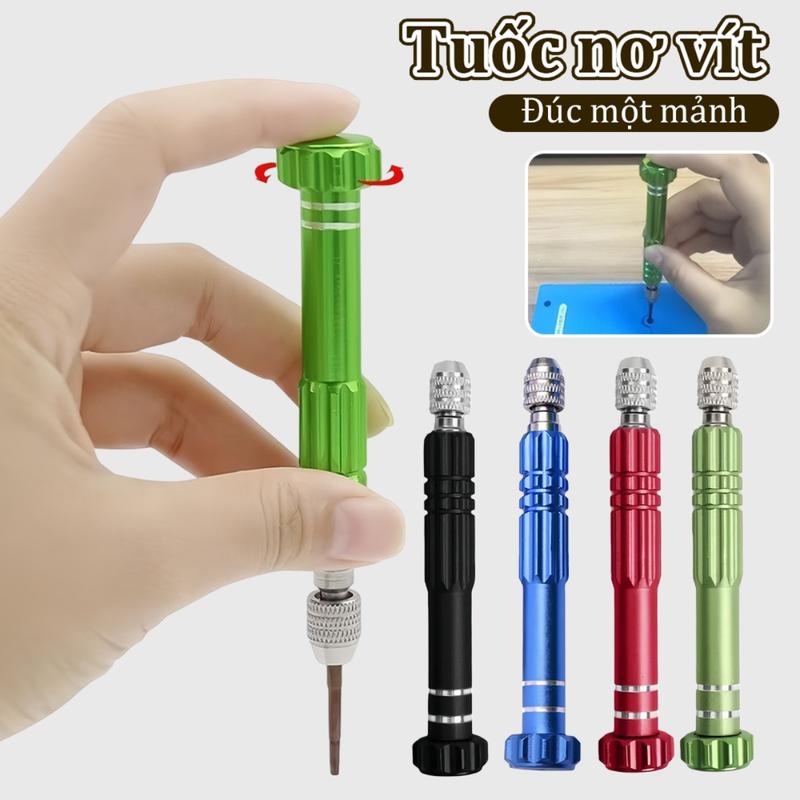 Hàng sẵn có 5 trong 1 Hợp kim tháo rời từ tính Bộ công cụ tuốc nơ vít sửa chữa…