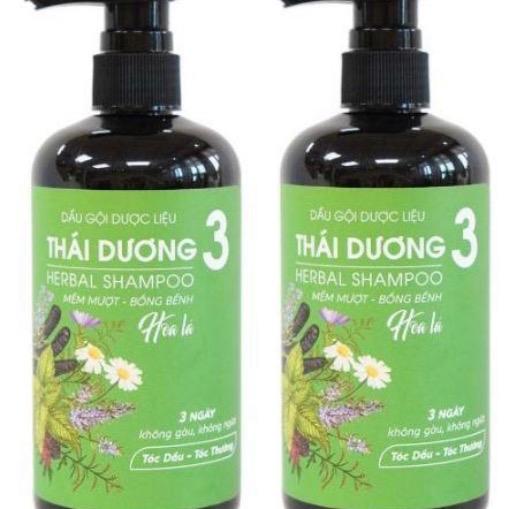 Combo 02 Dầu gội dược liệu Thái Dương 3 (Hoa lá, 500ml) - mẫu mới. 0
