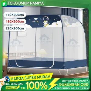 Kelambu Lipat Tidur Kelambu Bayi Tenda Anti Nyamuk kelambu tidur Portable 150x200 180 x 200 220x200Kelambu Lipat Kelambu Tempat Tidur Dewasa Anti Nyamuk Kelambu Pelajar Kelambu Tenda Kelambu Jumbo