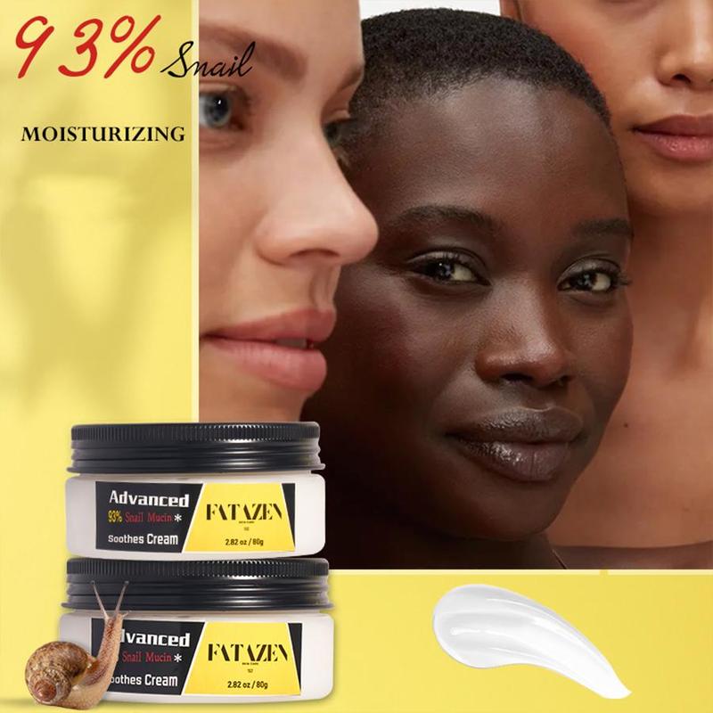 80g Comfort Vegan Snail Mucin Face Cream, 1 Box Even Skin Tone Face Moisturizer, Improving Face Skin Situations, Skin Care Facial Cream 5