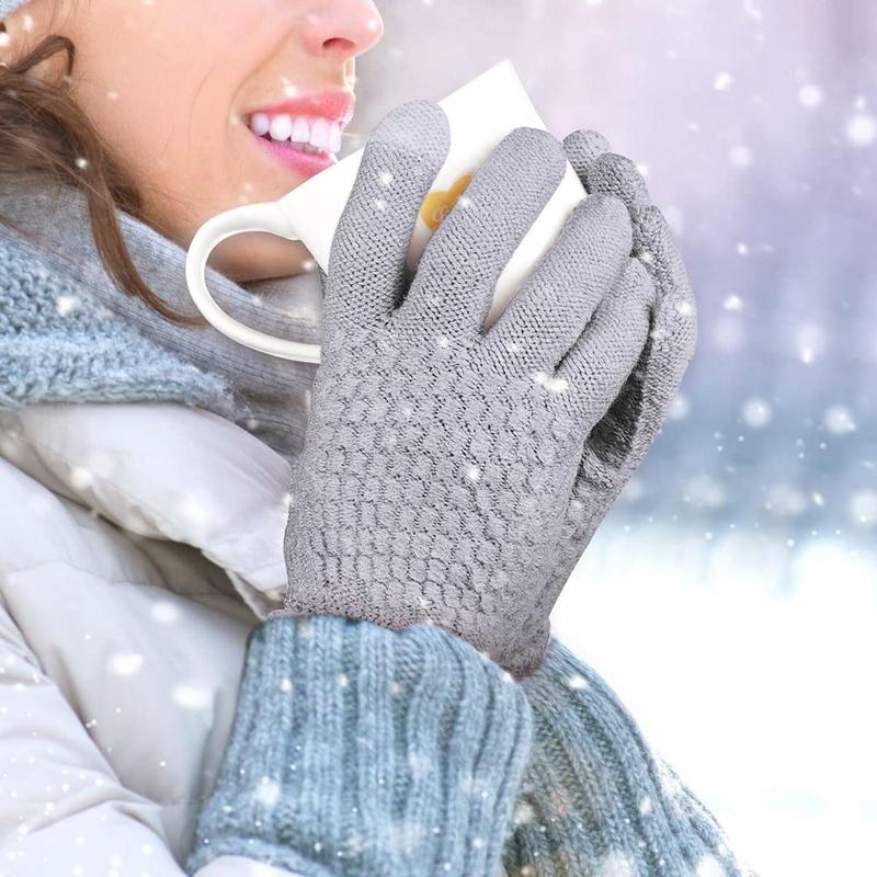 Product Introduction of Kids Winter Gloves, Chenille Knit Kids Gloves With Fleece Lining, Boys Touchscreen Toddler Gloves For Teens, Girls And Boys 20