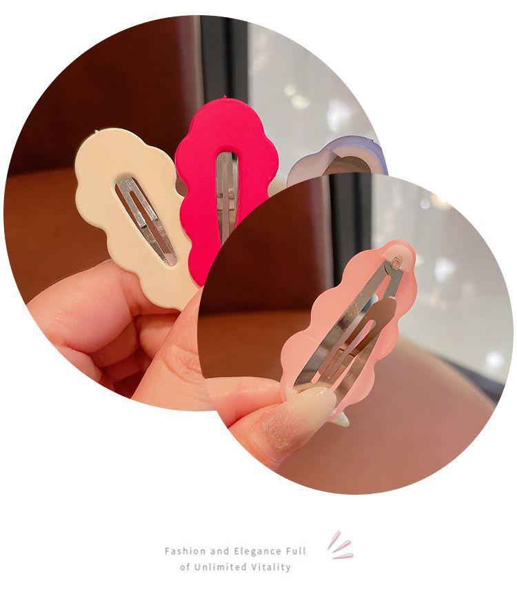 Product Introduction of Dreamy Pastel Cloud Hair Clips – Candy Color Wave BB Pins for Girls, Sweet Side Bang & Back Hair Clips, Kawaii Soft Gradient Hair Accessories for Women & Teens 4