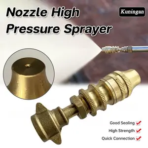 Nozzle High Pressure Sprayer Nozzle Jet Long Range Kuningan Dapat Dialing Disesuaikan Atomisasi Dan Air Semprotan