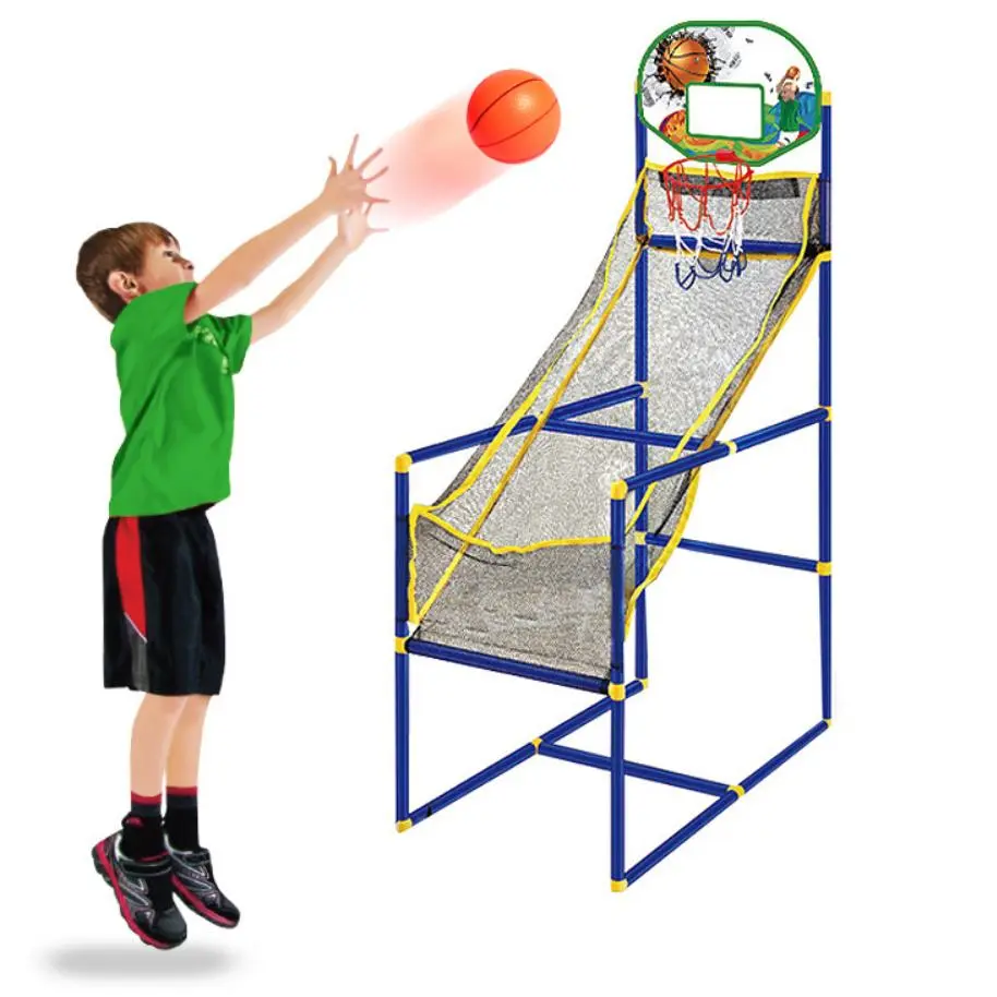 Basketball Game Toy, 1 Set Basketball Toys with Removable Frame, Indoor and Outdoor Interactive Game, Sports Toys for Boys & Girls