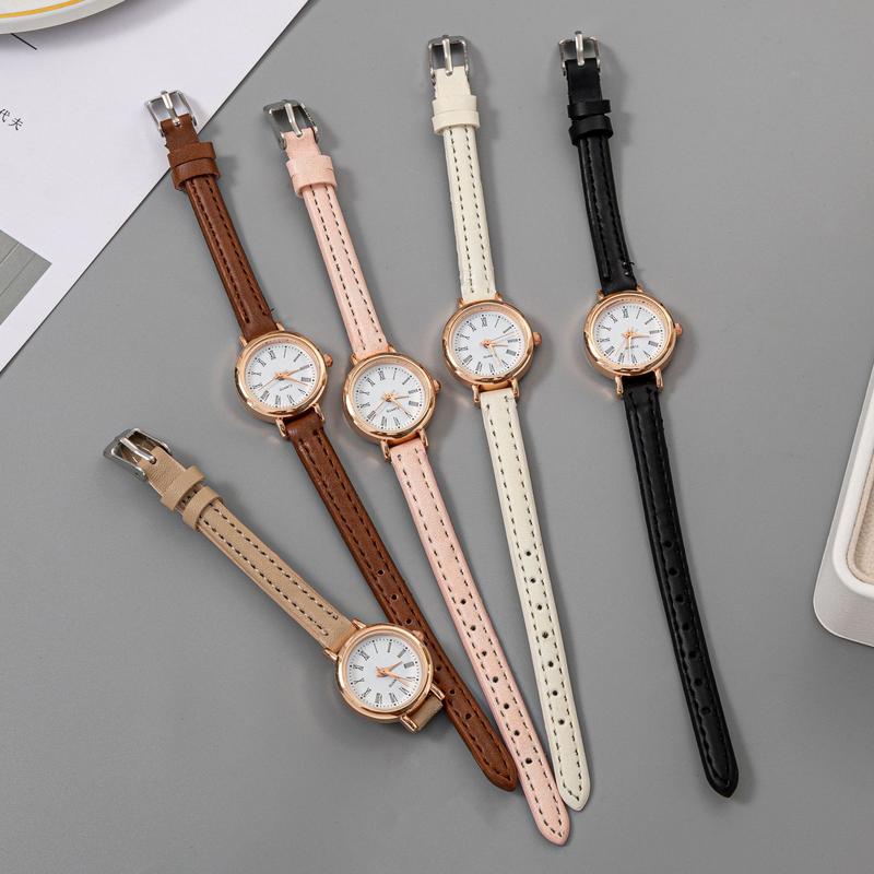 Đồng Hồ Nữ QUARTZ Dây Da Size 26mm Cực Xinh Số La Mã