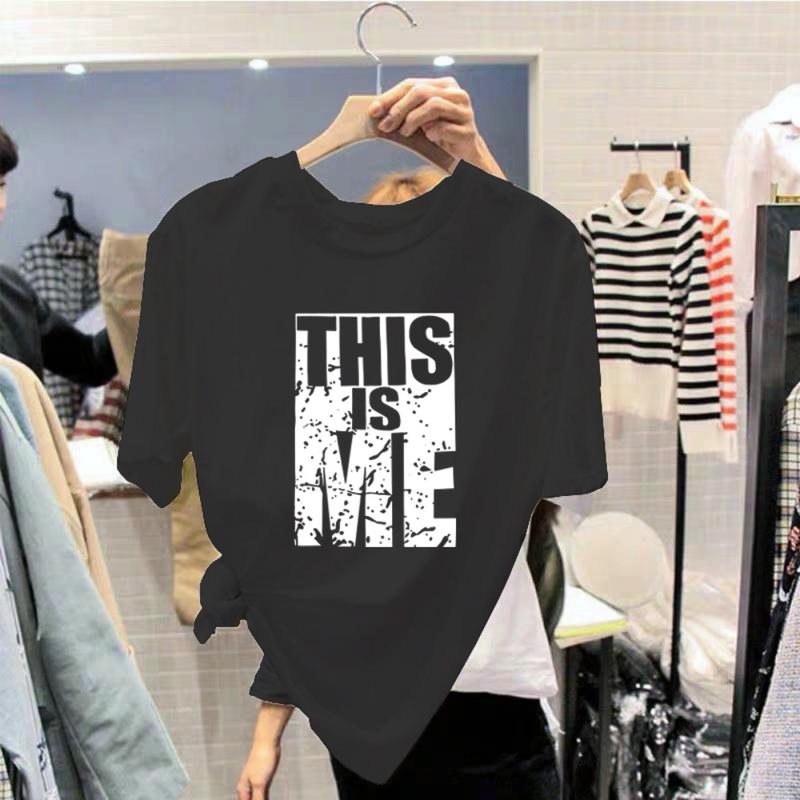 Product Introduction of Unisex T Shirt for Women Korean Fashion Loose Teen Tops Printed Graphic Casual Short-sleeved O304m 15