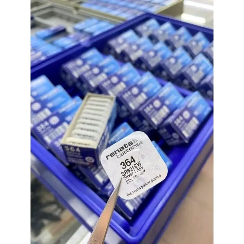 HARGA 2 BIJI Baterei SR621SW RENATA 100% ORIGINAL | SR621 | 364 | BATEREI JAM TANGAN / 621SW / 621 AG1 Pengisian Daya Cepat 1