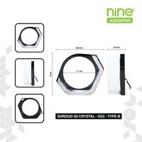 Gambar LUXIMOS Shroud Hexagonal 2,5 Inch RGB Akrilik 5D App Welcome Mode Angel Eye Modul Bluetooth App SD2B - NINE AUTOSERIES - SD2-B dari Nine Autoseries Surabaya Kab. Sidoarjo 3 Tokopedia