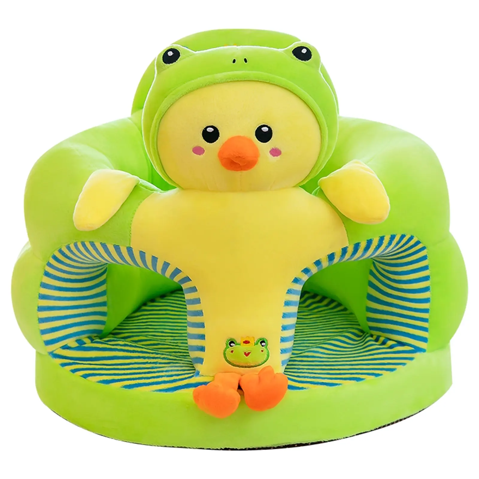 Baby Sit up Chair Cartoon Animal Plush Toddler Sofa Chair Support Seat