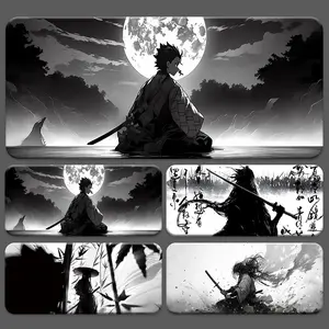 Premium Mouse Pad Gaming Non-Slip Desk Mat Large Size Anime Demon Slayer Motif High-quality Mousepads 80*30 CM