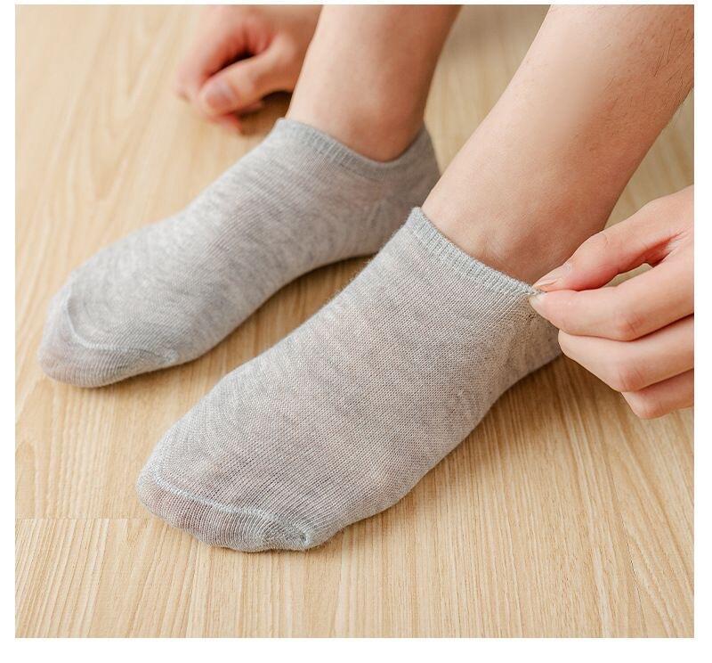 Product Introduction of Socks For Men, Anti Odor And Sweat Absorbing, Summer Disposable Socks Wholesale For Men And Women, Black, White, Gray, Solid Color, Low Top Boat Socks 12
