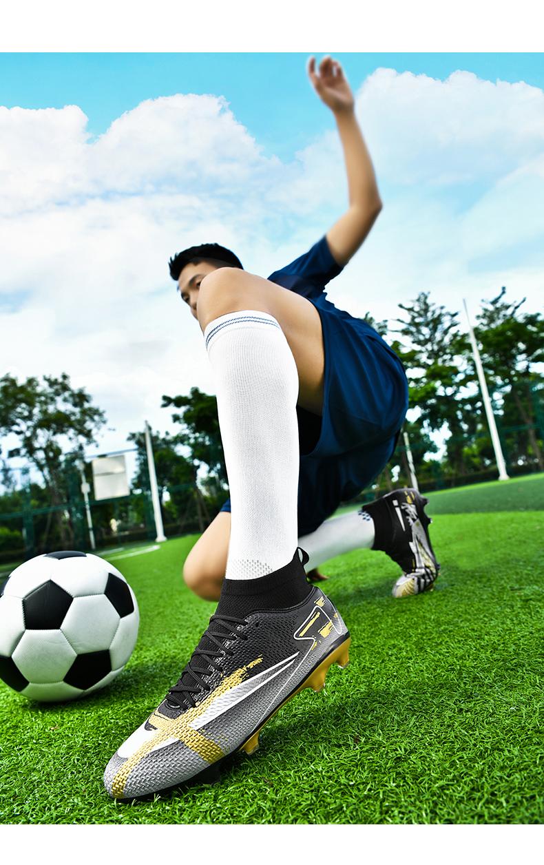 Product Introduction of （SIZE 33-45）Ready Stock Unisex Plus Size Football Shoes Outdoor Futsal Soccer Shoes Non-slip Training Shoes 17