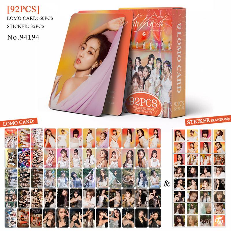 Thẻ ảnh TWICE, Bộ sưu tập thẻ LOMO DIVE KPOP, 92 chiếc / hộp, KPOP 7