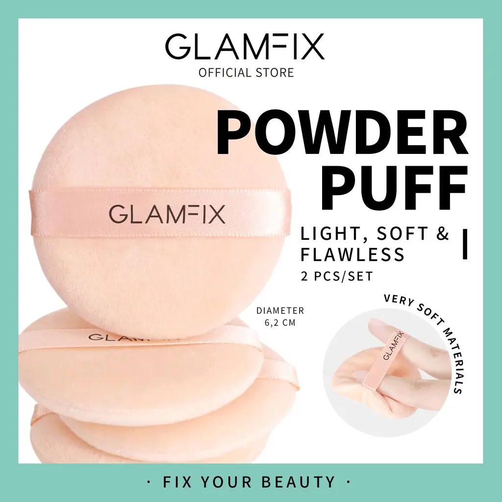 Glam Fix Camelia Loose Powder Puff