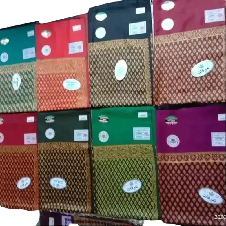 Sorban Kasmiri Arifat Jumbo/ sorban imamah /sorban India/ sorban habib/ sorban saudi/ sorban bordir / surban sulam Aksesoris Coklat Hijau Merah sorban santri