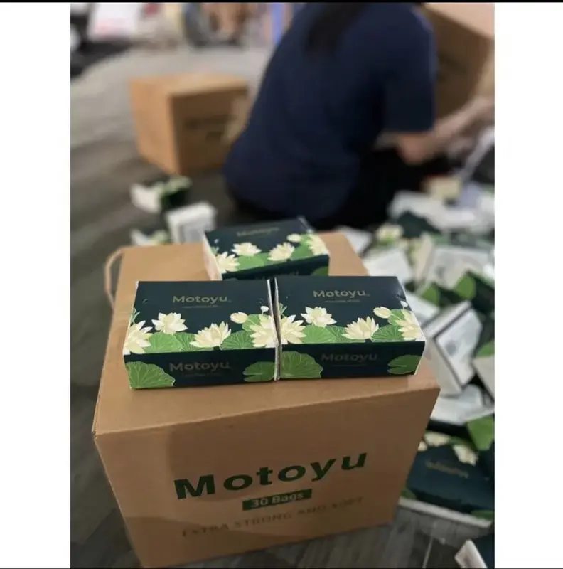 Thùng 30 gói khăn giấy đa năng Motoyu giấy ăn 3 lớp mềm mịn, siêu dai, tiện lợi, Không Chất Tẩy Trắng Giấy Vệ Sinh 2