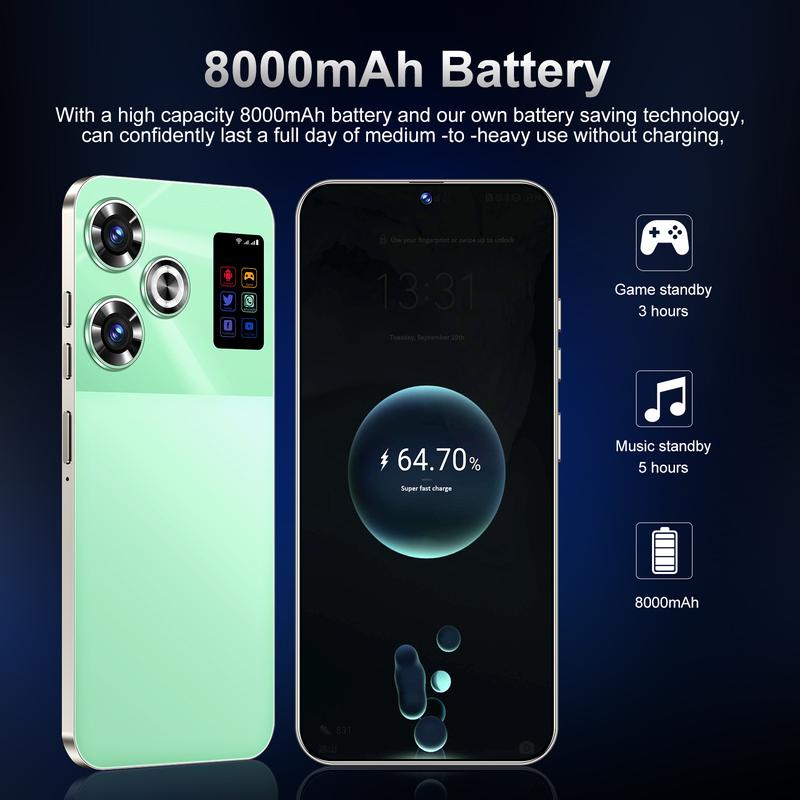 Điện thoại thông minh, S25, Hàng mới về, Điện thoại di động xuyên biên giới, Bộ nhớ 16 + 1T, Máy tất cả trong một, Màn hình lớn độ nét cao 7,3 inch, Thích hợp cho thương mại nước ngoài, Mẫu bán chạy 3