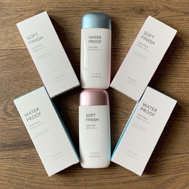 Kem chống nắng Missha hồng xanh SPF50+ PA++++