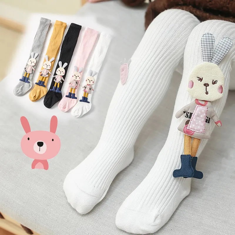 Quần Legging Cho Bé Gái, Hàng Mới Về 2020, Dành Cho Trẻ Em, Thiết Kế Thỏ Búp Bê Lớn, Thích Hợp Cho Mùa Xuân Và Mùa Thu, Quần Tất Cho Em Bé, Kiểu Ống Quần Tất