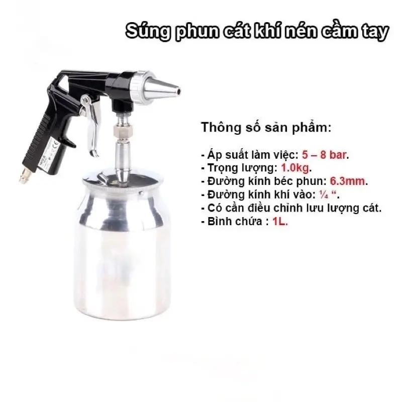 Máy Phun Cát Khí Nén Cao Cấp SPS01 6