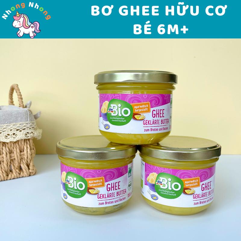 Bơ Hữu Cơ Cho Bé Ăn Dặm DM BIO 180gram - Date 01/2027 Hàng Air Gia Vị