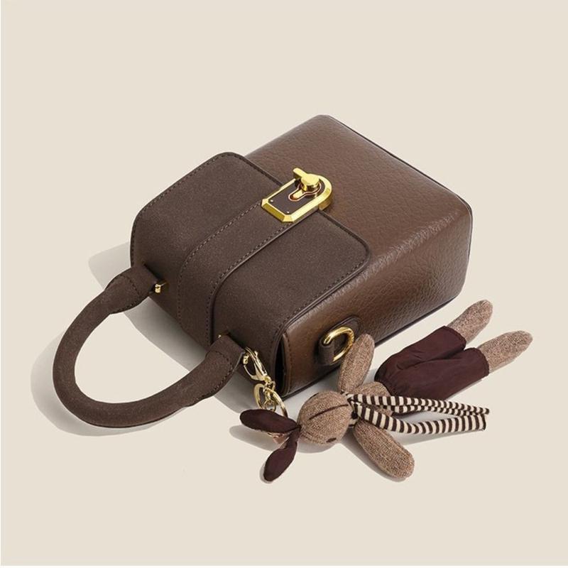 Product Introduction of Da Vintage điện thoại di động túi Hàn Quốc phong cách thiết kế thời trang nghiêng túi xách vai đơn túi xách túi vuông nhỏ ngoài trời Vận chuyển trong vòng  24 giờ 14