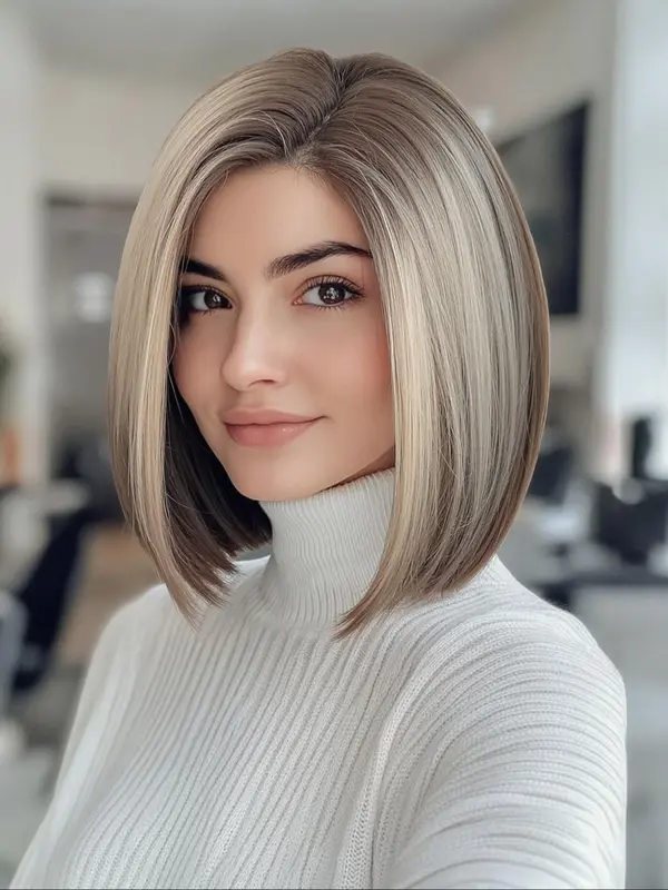 10 Inch Short Straight Wigs for Women Short Hair, Gorgeous Fluffy Wigs without Bangs, Synthetic Wigs for Party, Daily Use 3