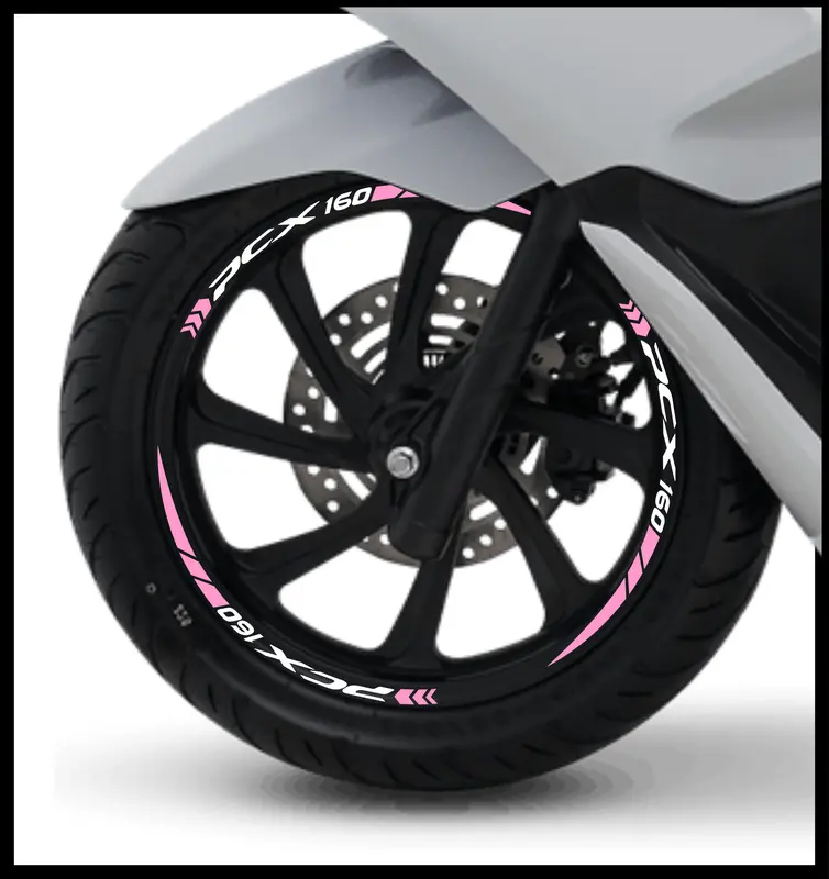 Stiker Velg PCX 160 list cutting sticker Bahan Nyala fosfor 4