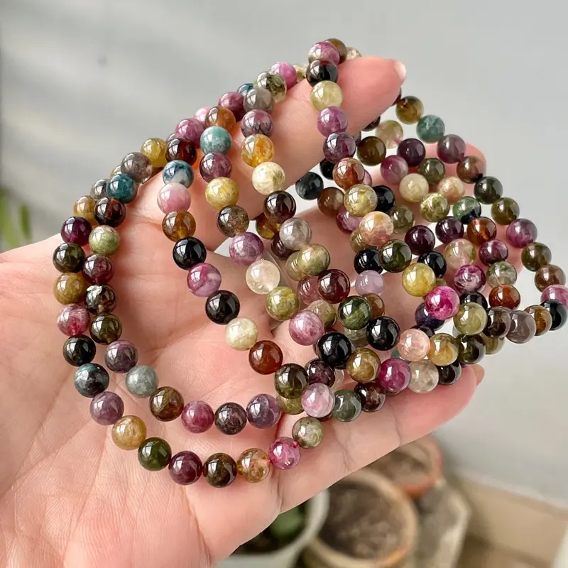 Vòng tay tourmaline 6ly bóng đẹp 3