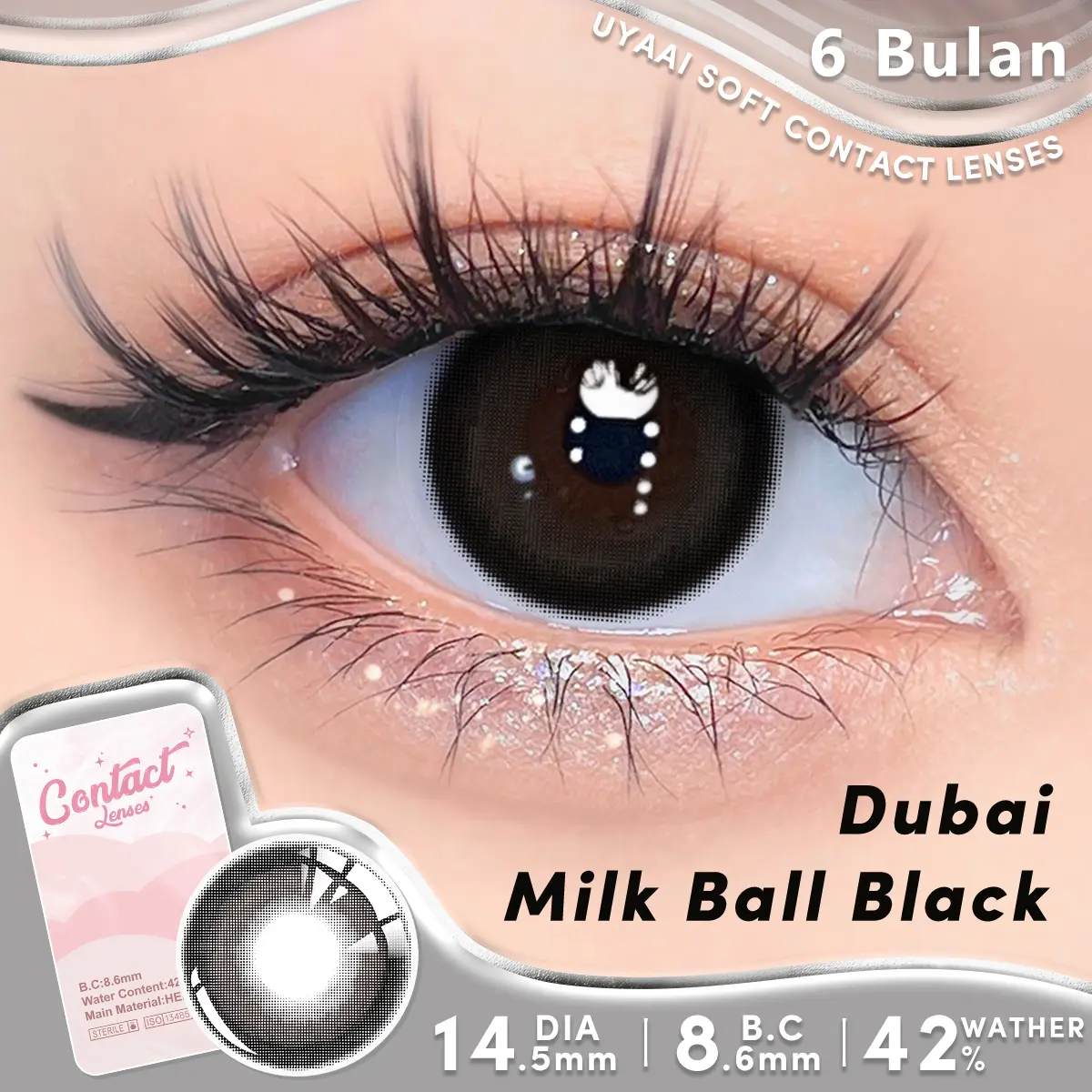 Dubai Milk Ball Black 14.5mm