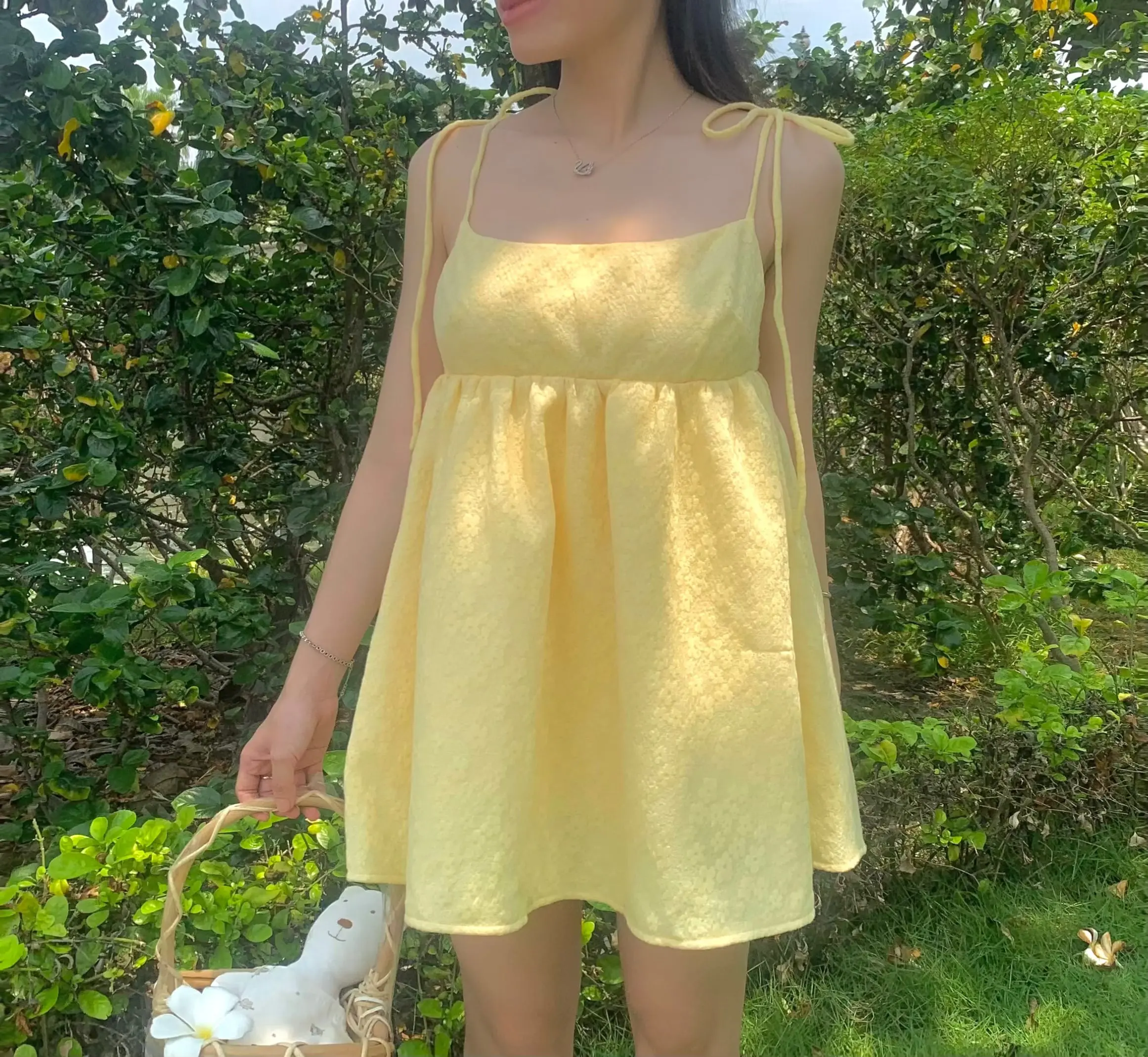 (XẢ KHO) Aurora Dress - ĐẦM BABYDOLL CỘT NƠ MÙA HÈ | BigBuy360 - bigbuy360.vn