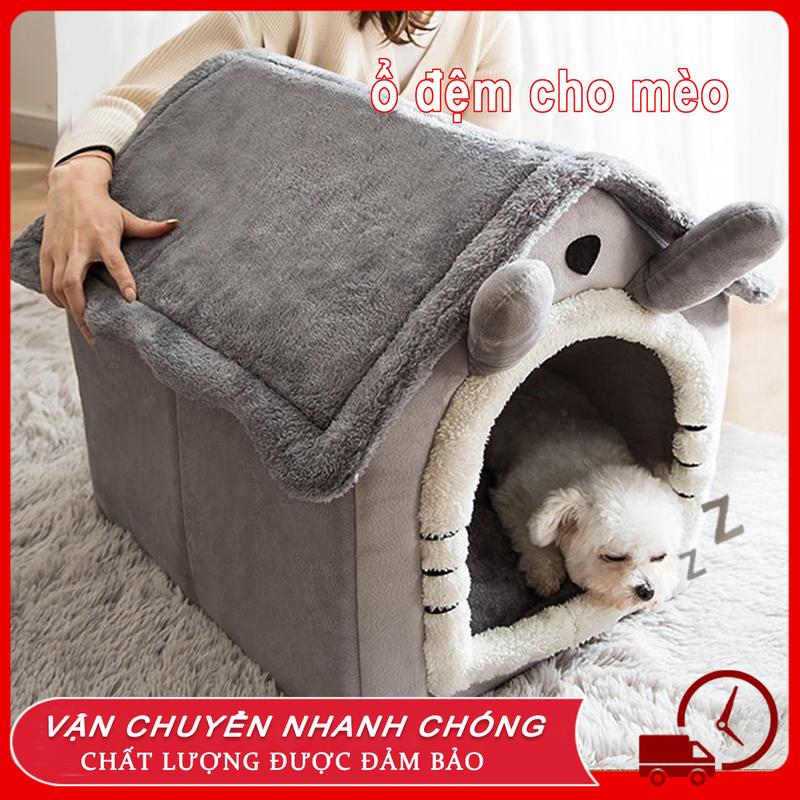 Giường mèo ổ ngủ cho mèo Giường chó Giường Ngủ ẤM ÁP Cho Thú Cưng, Ổ Đệm Cho…