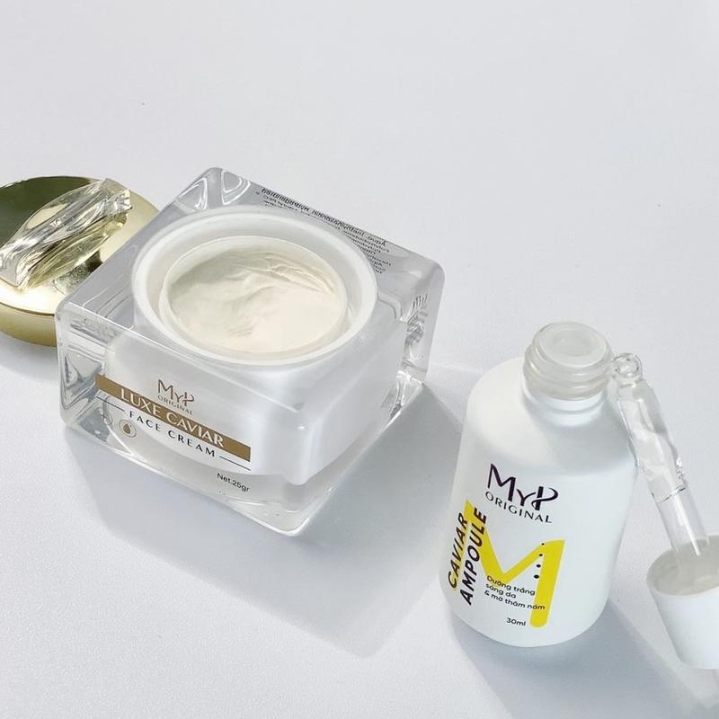 COMBO KEM FACE 25gr + SERUM CAVIAR 30ml TẶNG KÈM 07 MASK CỪU + SỬA RỬA MẶT 30ml 5