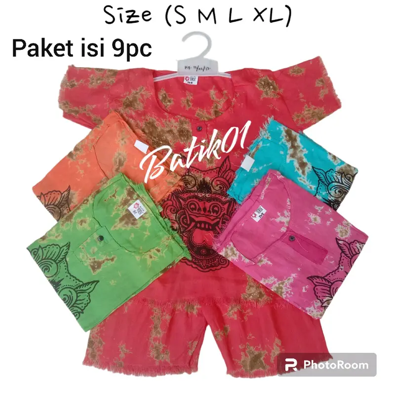 Paket usaha baju santai anak 100rb dapat 9 pcs, baju tidur, setelan anak cwek cwok Celana Fashion 0