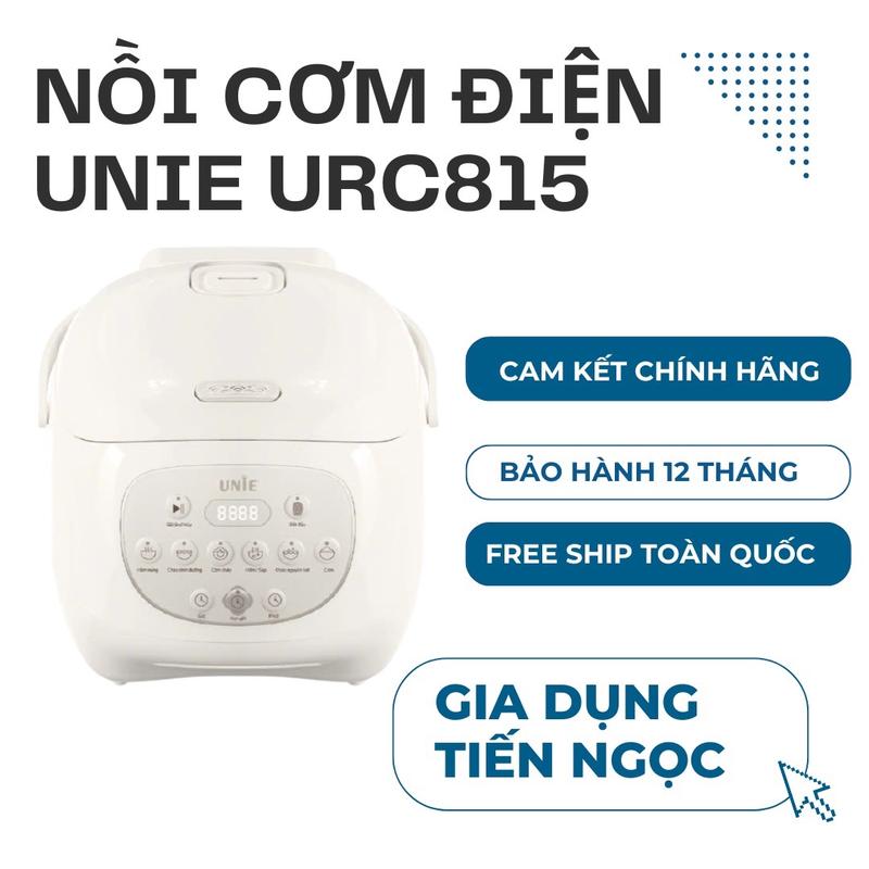 Nồi Cơm Điện Unie URC815, dung tích 1.5l, lòng gốm Ceramic, 6 chế độ cài đặt sẵn, công nghệ truyền nhiệt cao cấp, BH 12T