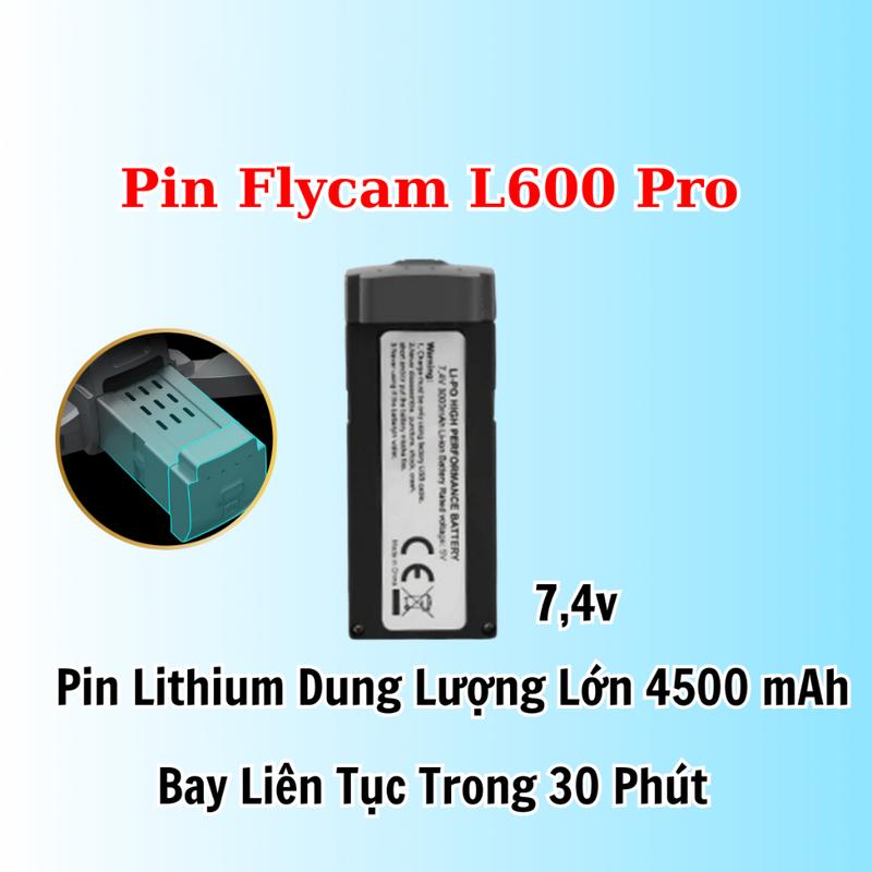 Pin Flycam M218 , Pin Flycam L600 Pro Max 4500mAh loại  Dung Lượng Lớn 7,4v Cao Cấp Drone