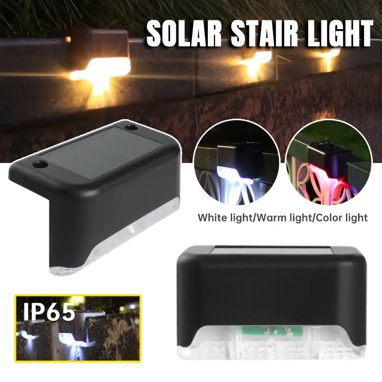 Lampu Tangga Suria, Lampu Taman Suria, Lampu Halaman Suria, Lampu Pagar, Lampu Langkah, Lampu LED, Taman Luar, Teres, Pagar Tangga, Kalis Air, Hiasan Taman Vila Lighting Outdoor Putih