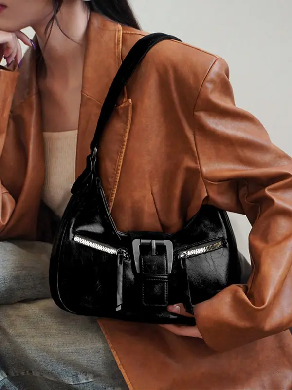 Women's Y2k Vintage Shoulder Clutch Bag, Trendy Retro Crossbody Bag & Shoulder Bag, Fashionable Shoulder Clutch for Daily Use 3