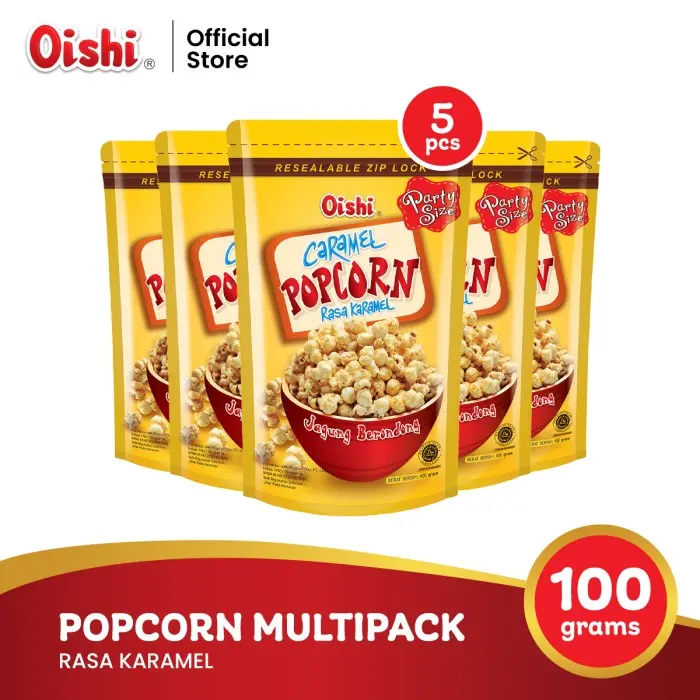 Popcorn Karamel - Multipack 5pcs