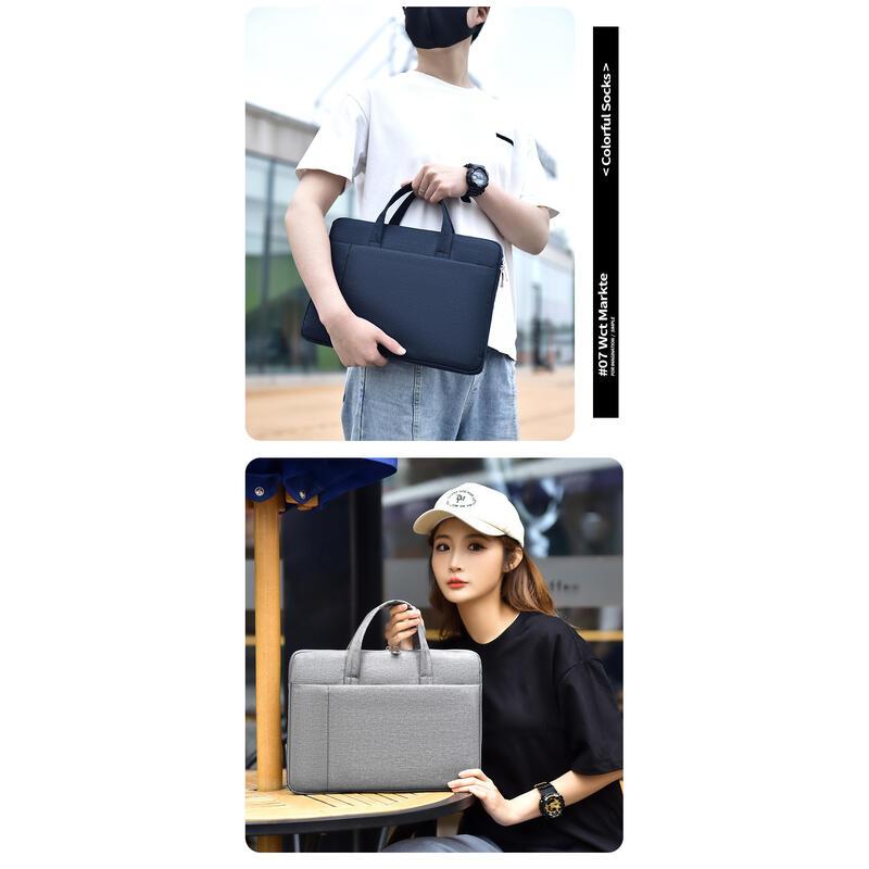 Product Introduction of New 15.6-inch laptop bag, minimalist handbag, business portable briefcase, can be printed 3