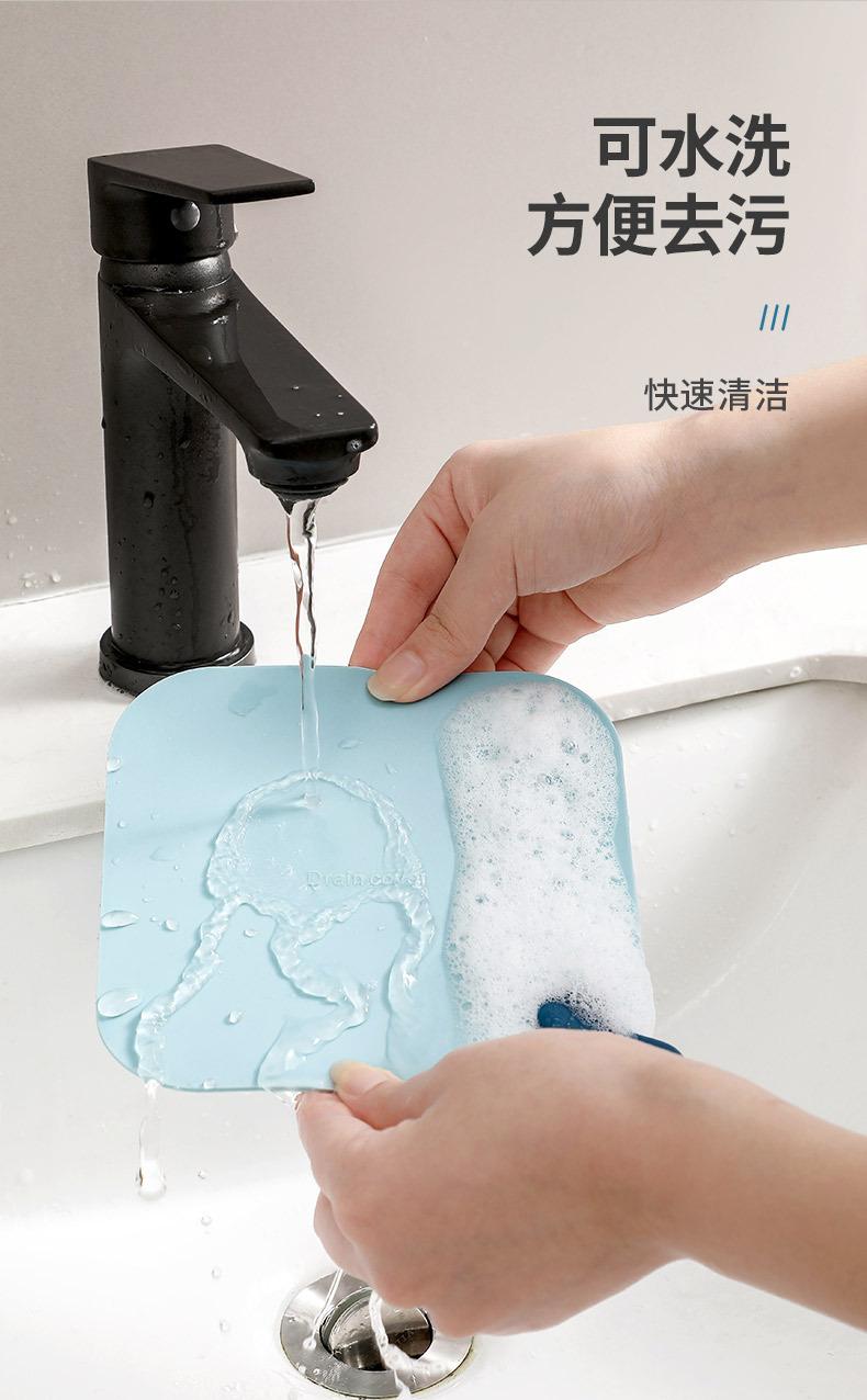Product Introduction of Sewer Anti-Odor Artifact Floor Drain Odor Preventer Silica Gel Pad Toilet Anti-Odor Deodorant Sealing Cover Closure Toilet 13