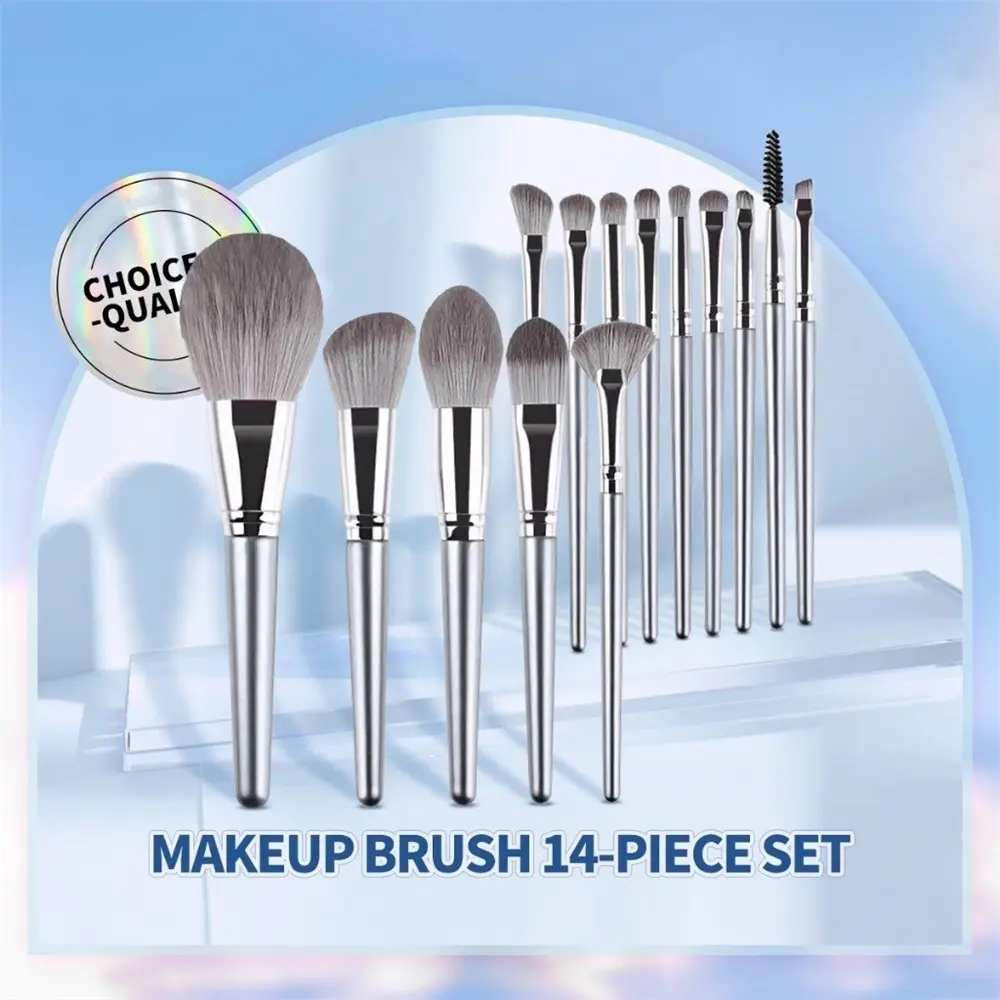14 Sets of Makeup Brushes Full Set of Brush Powder Brush Foundation Brush Portable