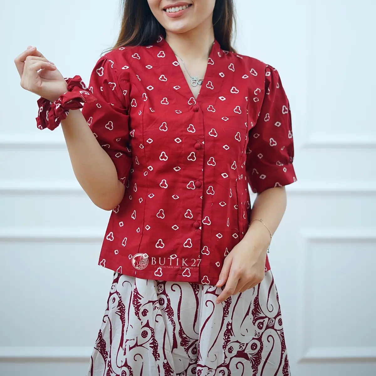 BUTIK27 - Eileen Blouse Batik Cantik