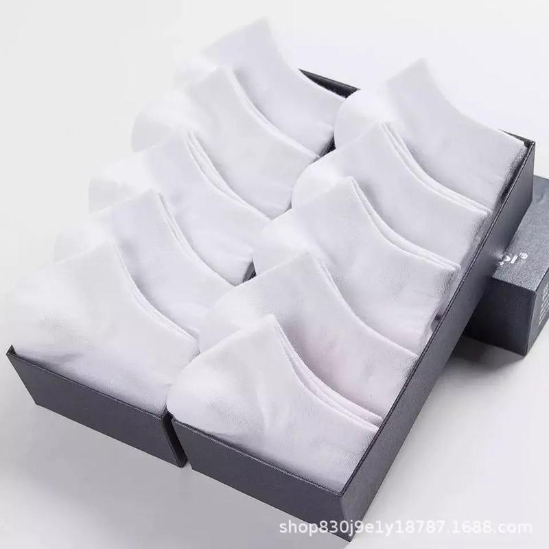 Product Introduction of Ready stock!!! 1 pair men women cotton ankle socks athletic casual solid stripe comfortable sock black white Grey 6