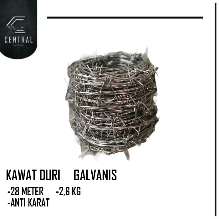 Kawat Duri Galvanis 28 meter