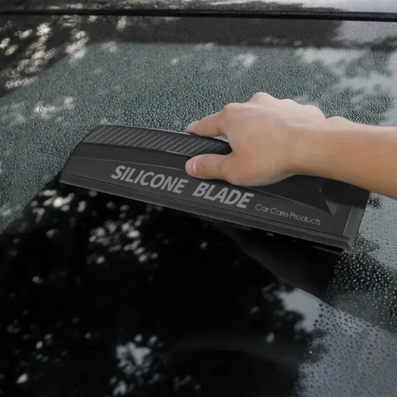 Soft Silicone Car Wrap Tool, Water Window Wiper Drying Blade, Clean Scraping Film Scraper, Car Wash Accessories 4