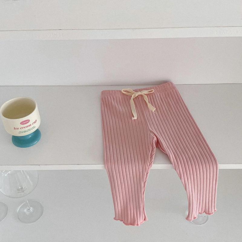 Product Introduction of 2024 Children Stripes Cotton Pants Fashion Casual Vertical Solid Leggings for Girls Baby Boy Bottoming Trousers Autumn Pantyhose 26