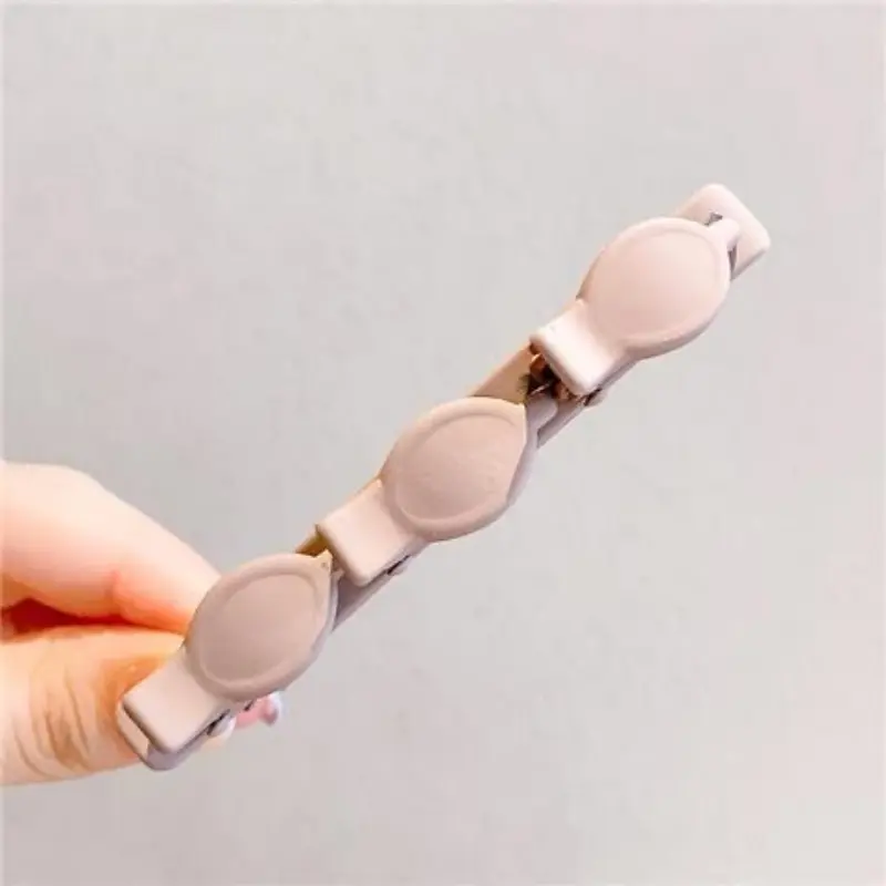 Kẹp Tóc tết Trơn Dụng Cụ Hữu Ích Cho Nữ, Thích Hợp Cho Tóc Mái Và Trán, Tóc Con, Phong Cách Người Nổi Tiếng Trên Internet, Kẹp Mới, cài tóc 5