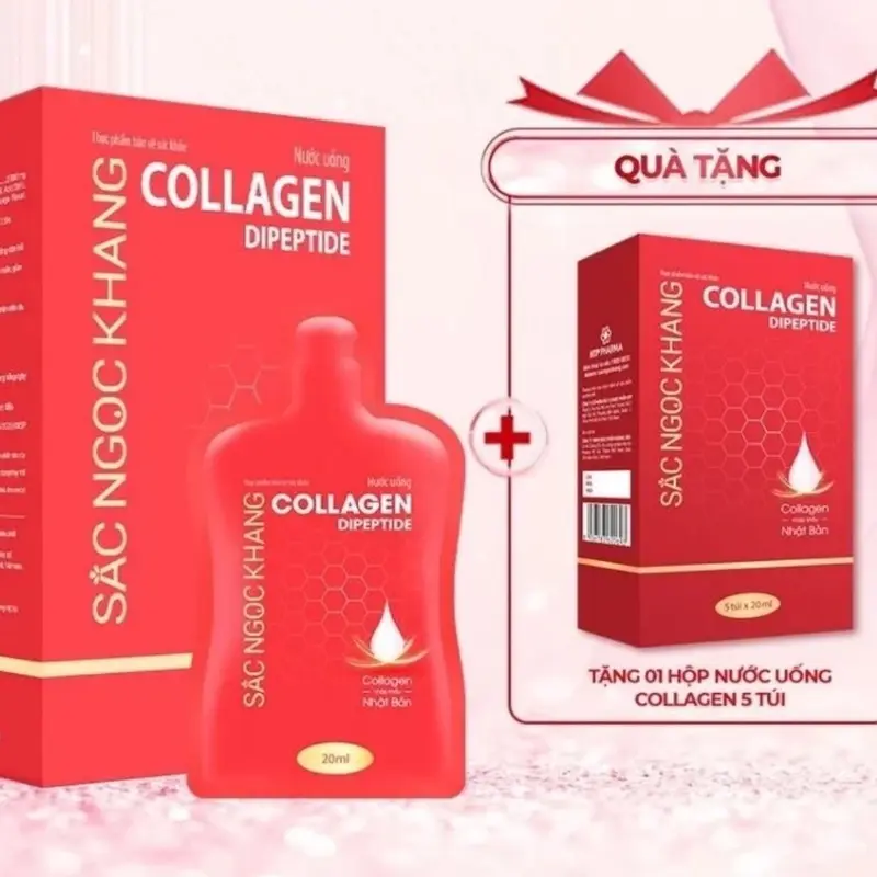 Collagen Sắc Ngọc Khang hộp 30 túi*20ml hộp lớn 0